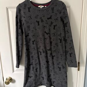 Boden Charcoal women’s Dress or Tunic with Dog Pattern